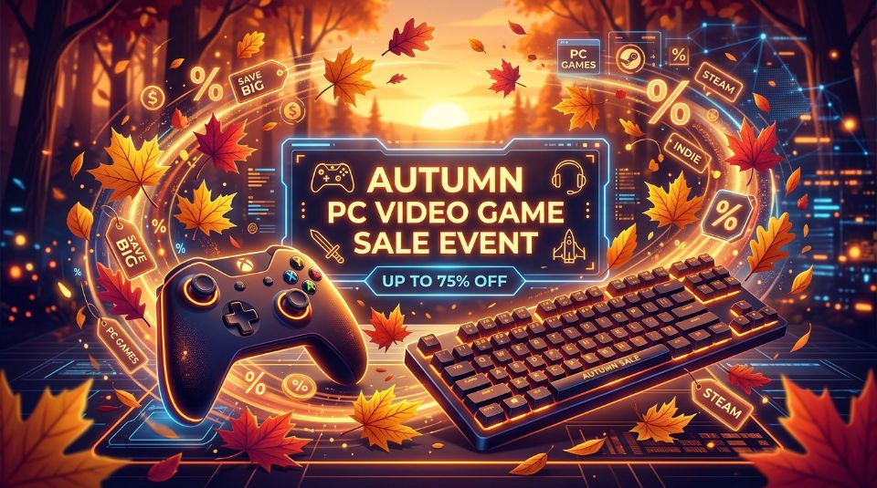 Capa: Steam Autumn Sale 2026 reúne descontos em jogos e encerra em 8 de outubro