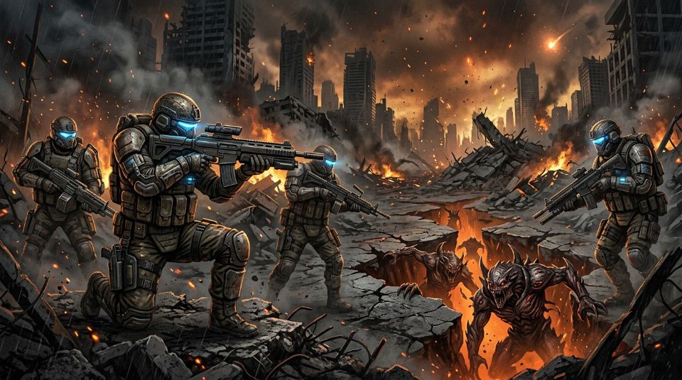 Capa: Gears of War: E-Day resgata origens sombrias da franquia em análise com mudanças no combate sob cobertura