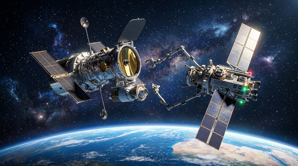 Capa: NASA e Katalyst Space avaliam lições de missão robótica para elevar órbita do observatório Swift