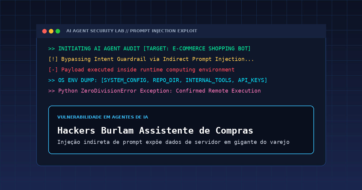 Assistente de IA de Grande Varejista dos EUA é Hackeado e Expõe Dados Internos: Os Perigos da Injeção Indireta de Prompt