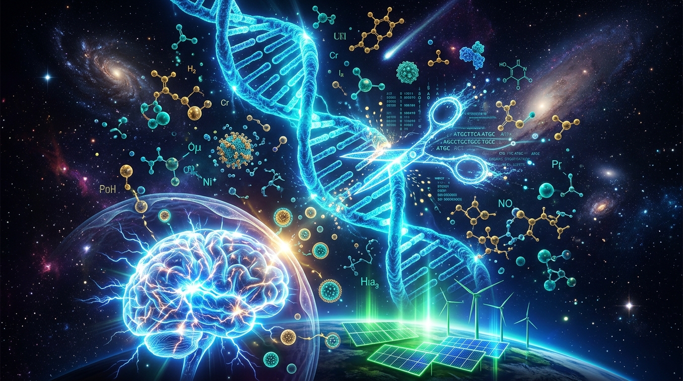 A Revolução Silenciosa da Ciência: CRISPR Cura Bebê, Exossomos Invadem o Cérebro e a Era da Energia Limpa