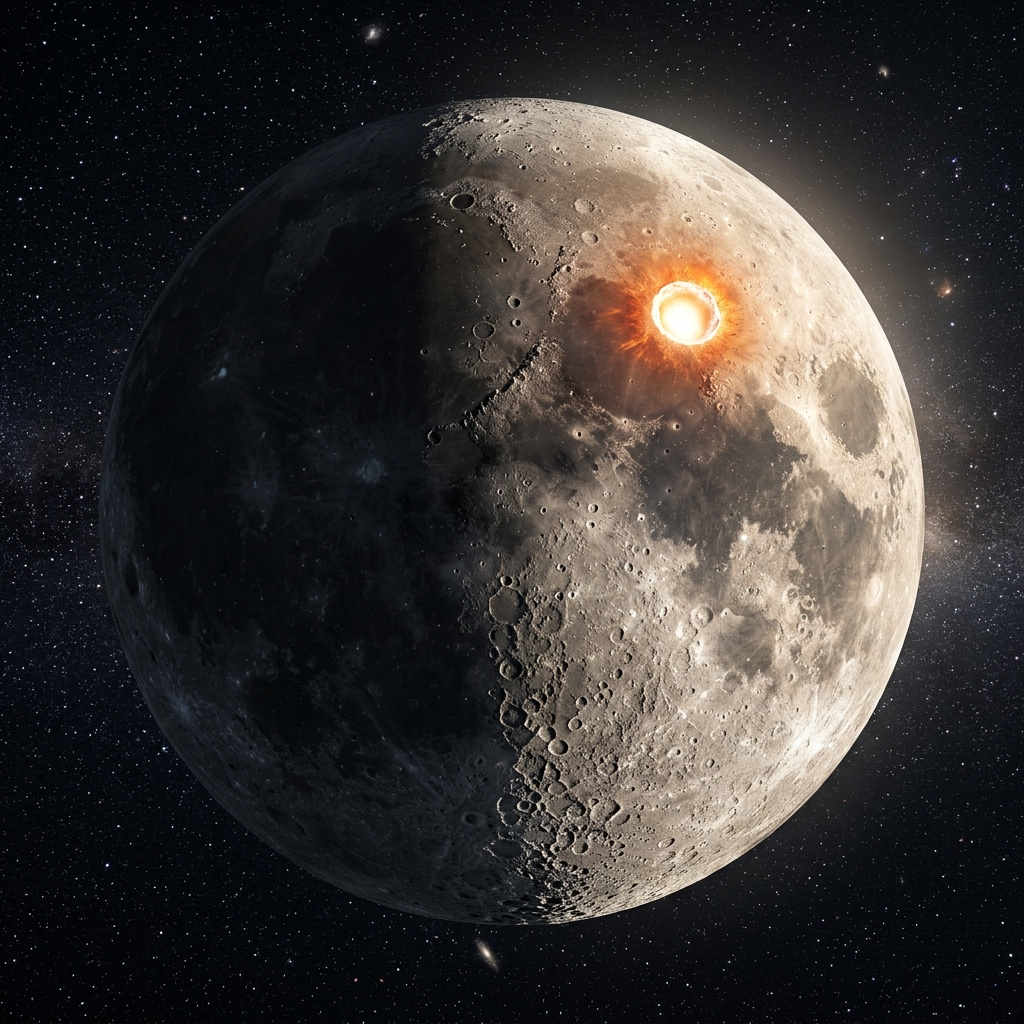 Descoberta Acidental: Cientista da NASA Encontra Nova Cratera Gigante na Lua