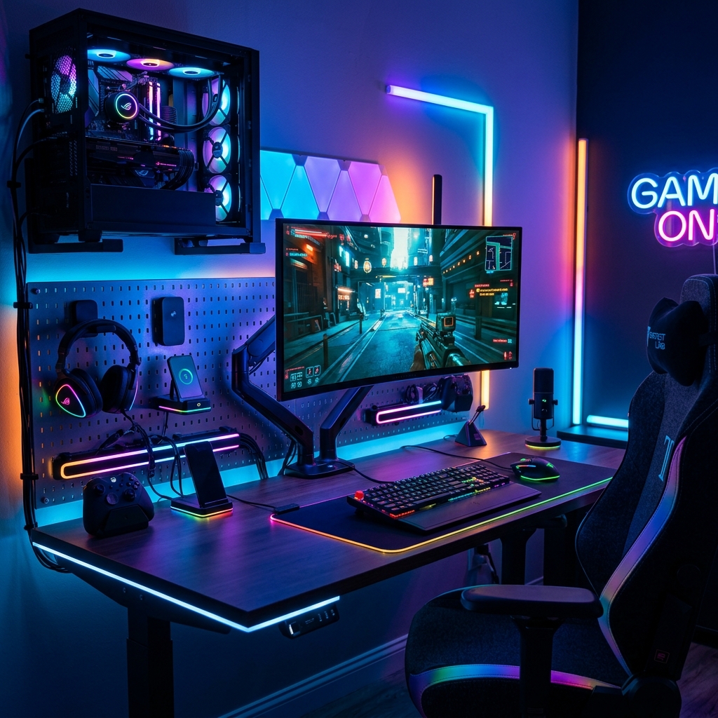 Por que essa Mesa Gamer Magnética é o Recurso que Faltava no seu Setup