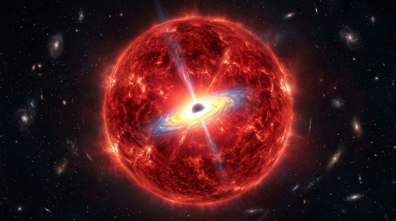 Estrelas de Buraco Negro: James Webb Revela Objeto Híbrido Inédito no Universo Primordial