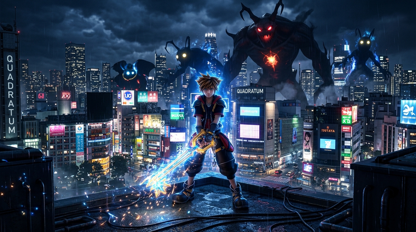 Kingdom Hearts 4 Impressiona na D23: Trailer Estendido Revela Rei Mickey Jogável, Escala Massiva de Quadratum e Estreia em 2027