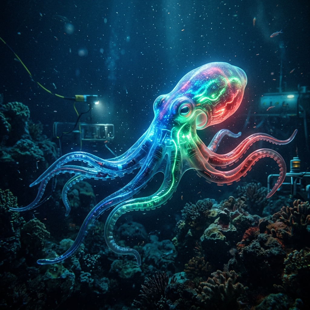 Conheça Octoid: O Robô Macio que Imita Polvos e Muda de Cor