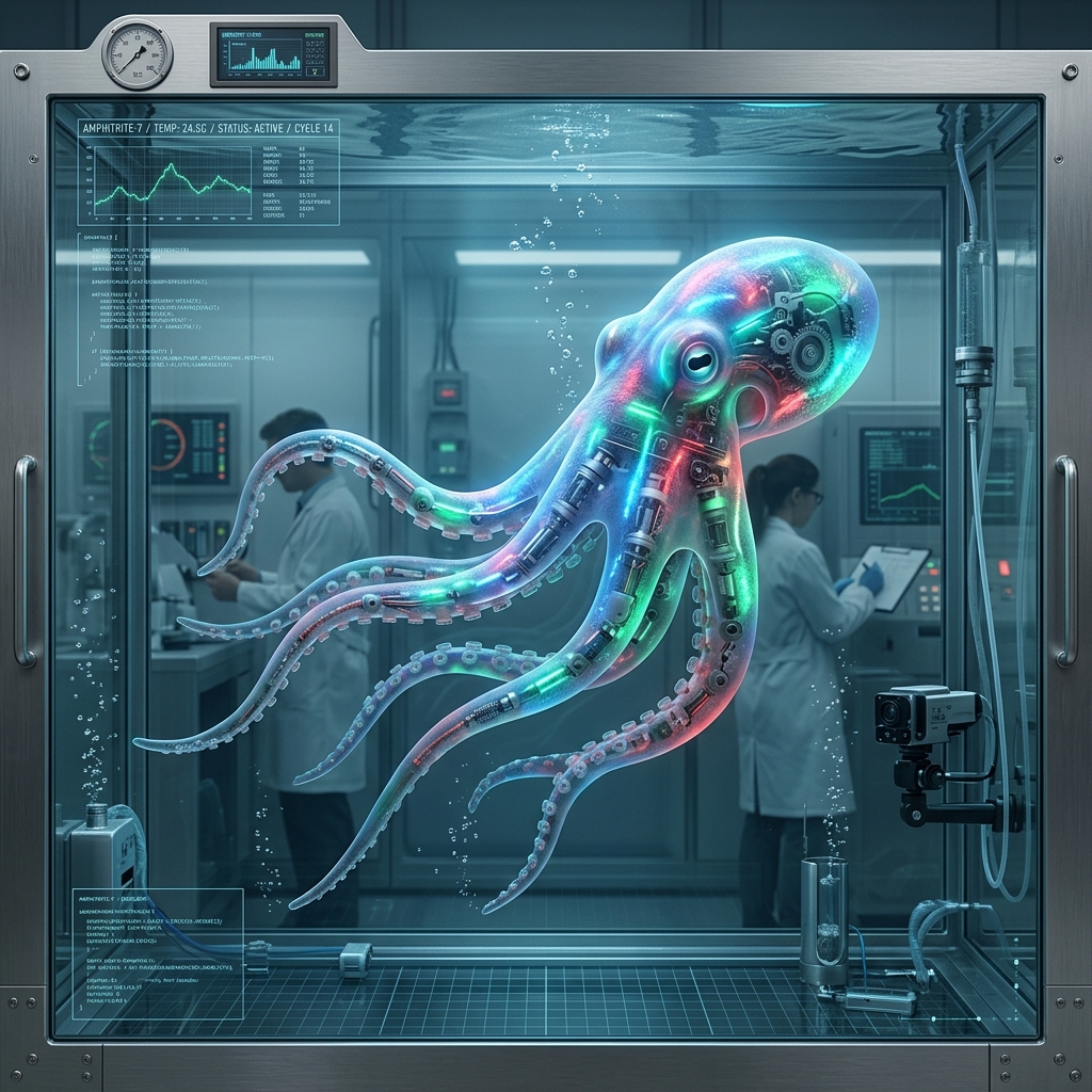 Conheça o Octoid: O Robô Macio que Imita Polvos e Muda de Cor