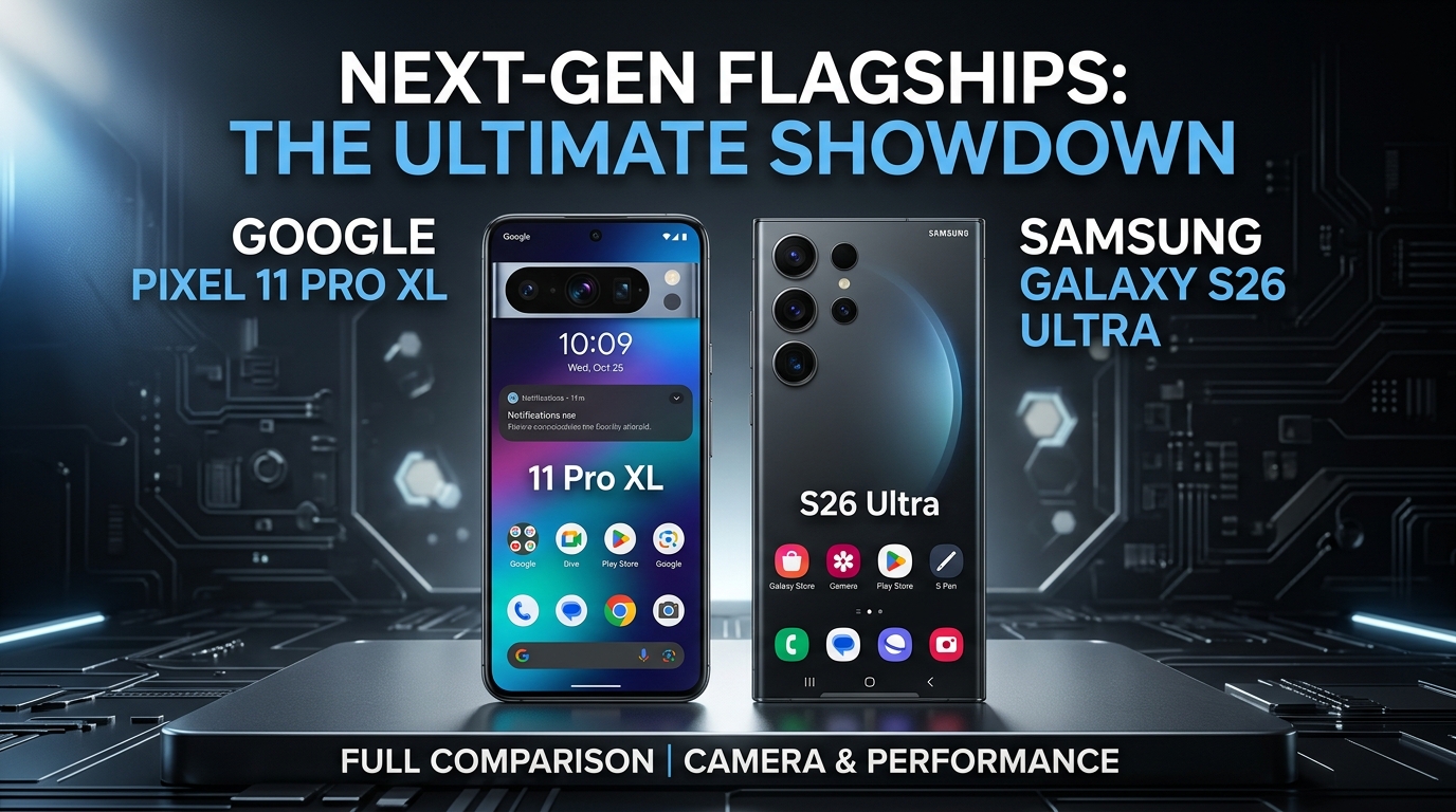 Pixel 11 Pro XL vs. Galaxy S26 Ultra: Qual Flagship de R$ 6.500 Vale Mais a Pena?