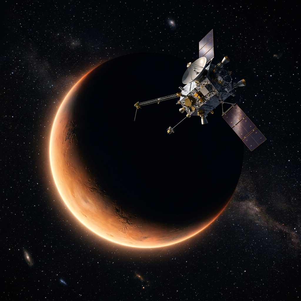 Sonda Psyche da NASA nos Presenteia com Imagens Espetaculares de Marte