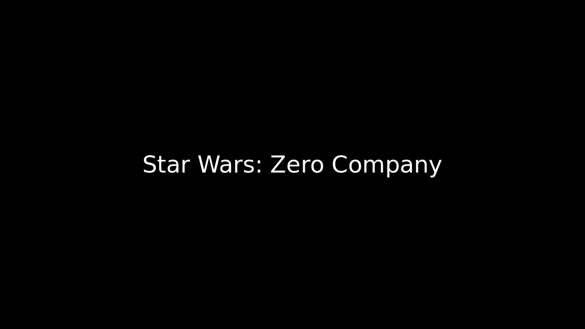 Star Wars: Zero Company não é um XCOM, mas tenho um bom pressentimento sobre ele