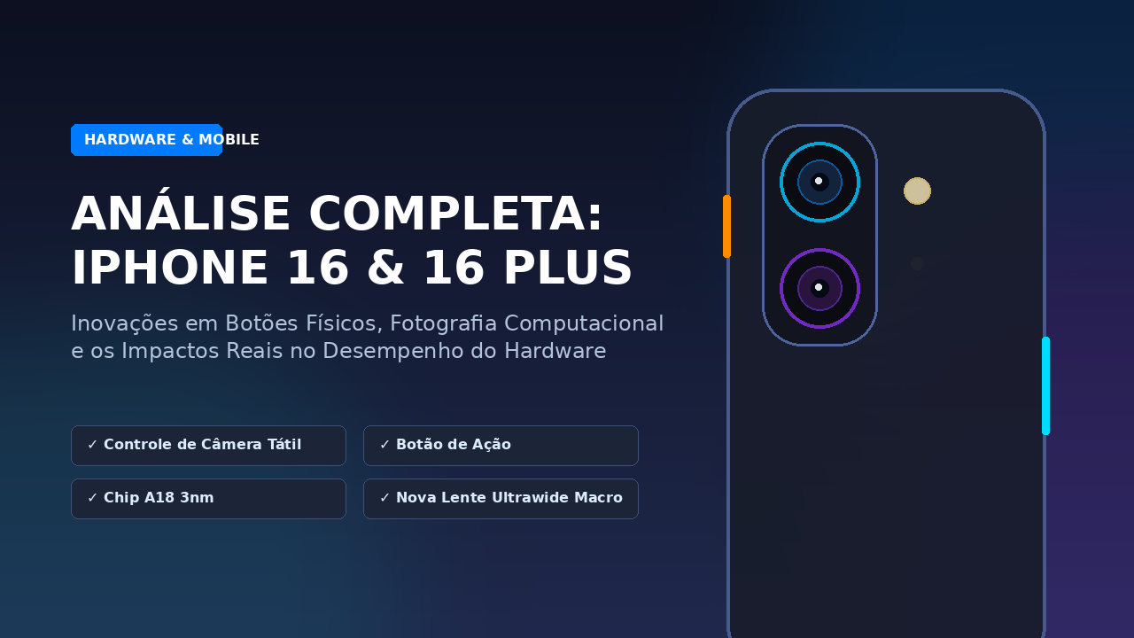 iPhone 16 e 16 Plus em Análise: A Relevância dos Pequenos Avanços e a Nova Era do Hardware Mobile