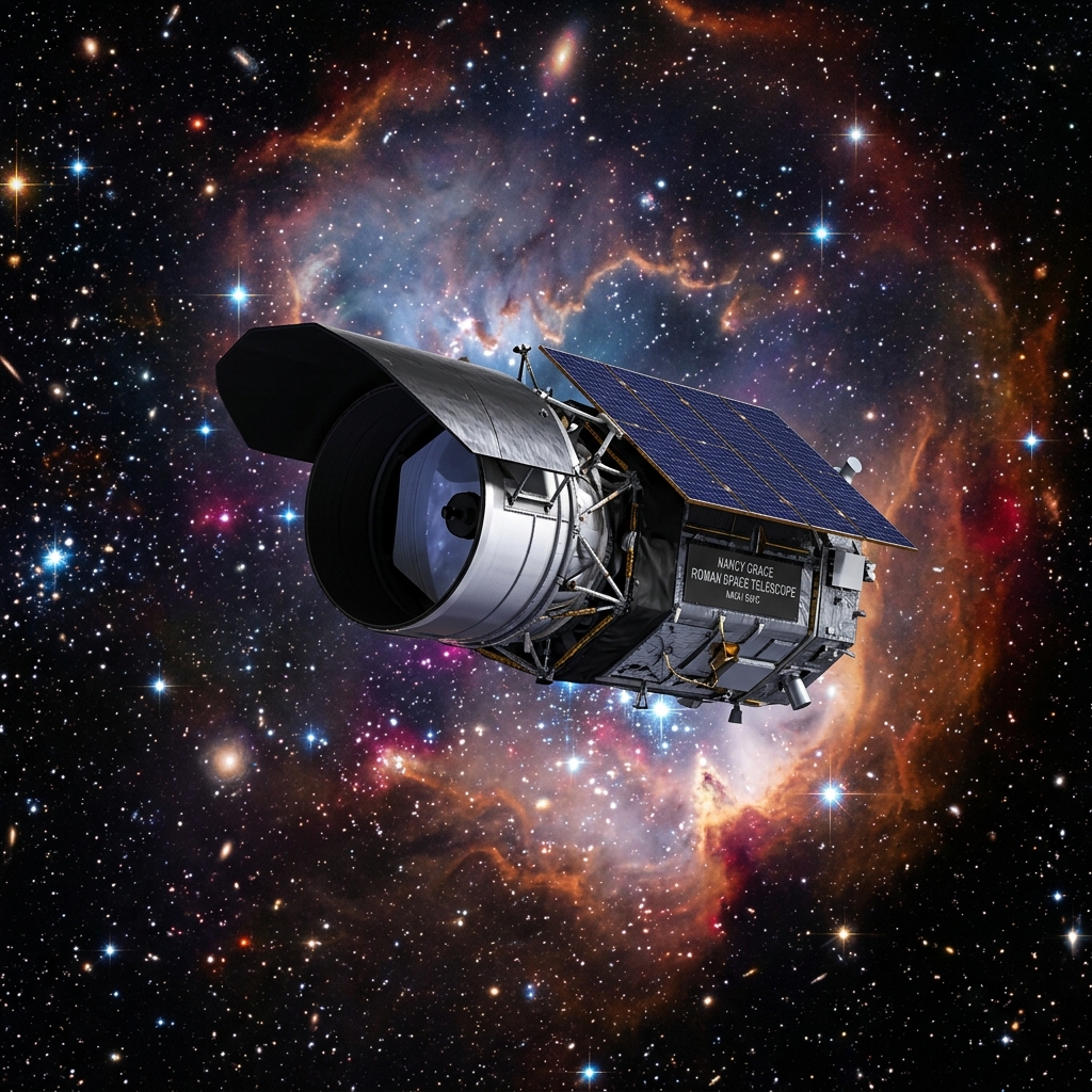 O Telescópio Roman da NASA Inicia sua Jornada Cósmica