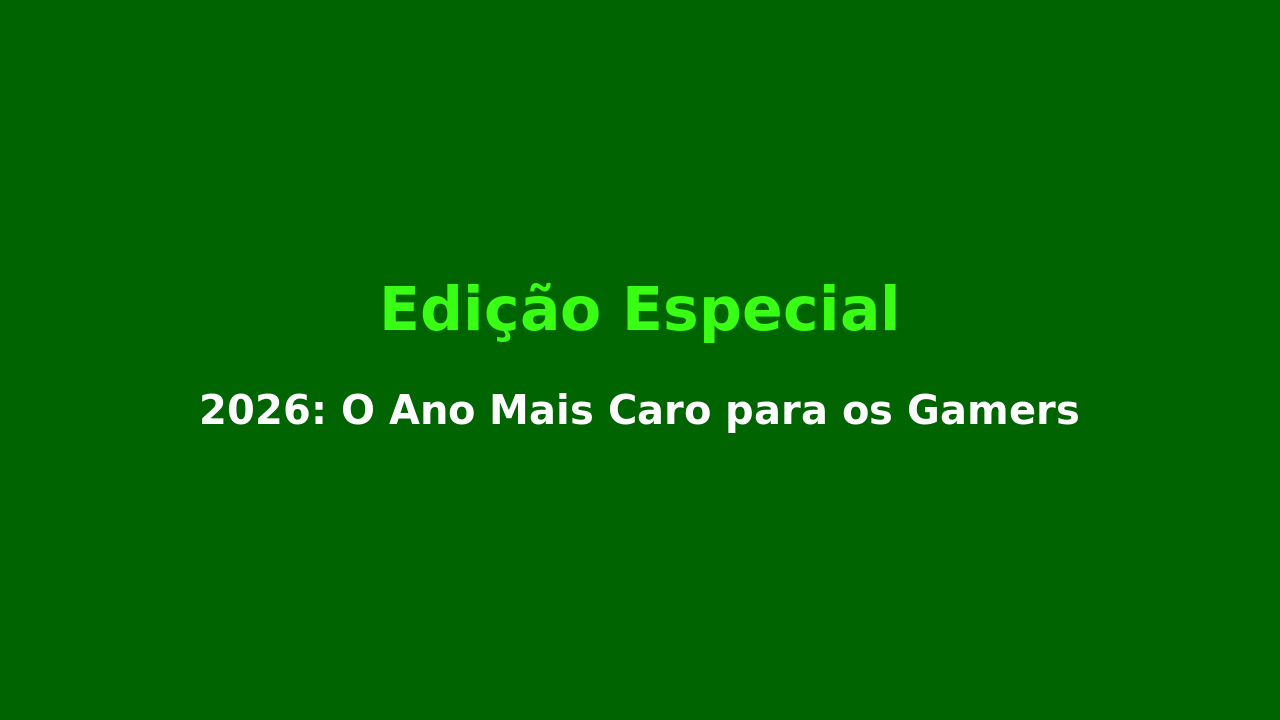 Preço da Edição Especial do Xbox Series X Confirma que 2026 é um Ano Difícil para os Gamers